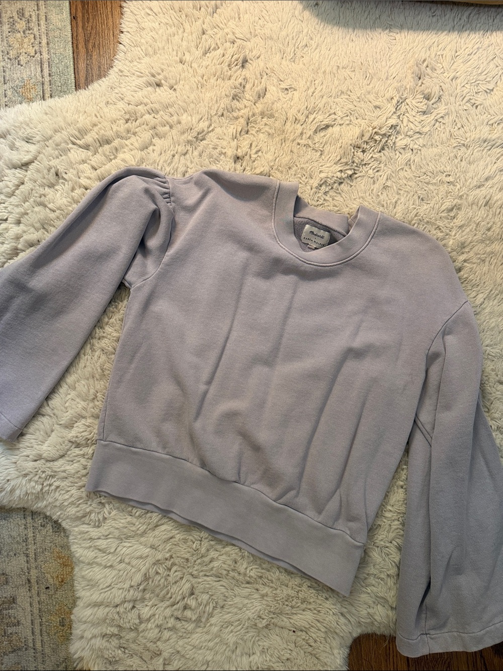 Madewell Lavender Crewneck Sweatshirt